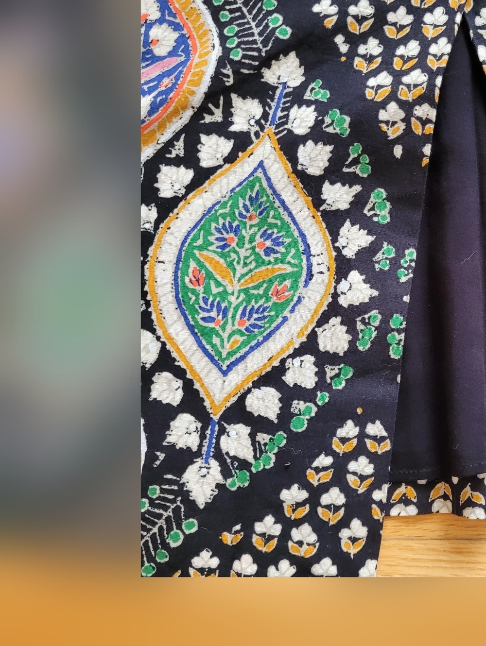 Sezane Multicolor Printed Midi Skirt - Picture 12 of 14